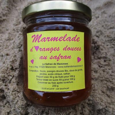 MARMELADE D ORANGE AU SAFRAN