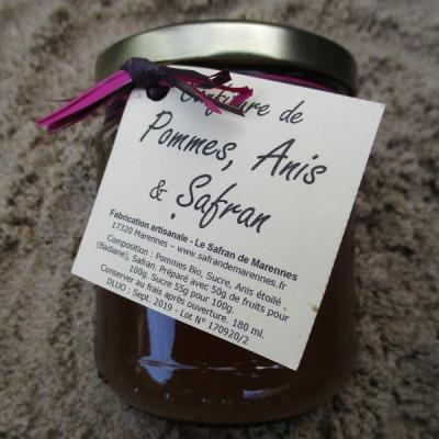 CONFITURE POMMES, ANIS & SAFRAN