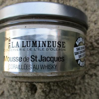 MOUSSE DE ST JACQUES coraillées au whisky