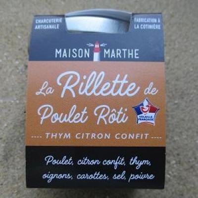 la rillette de poulet roti