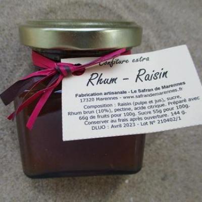 confiture extra rhum raisin