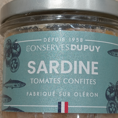 sardine tomates confites